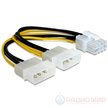 Переходник питания 2xMolex->PCI Express 8pin CC-PSU-81